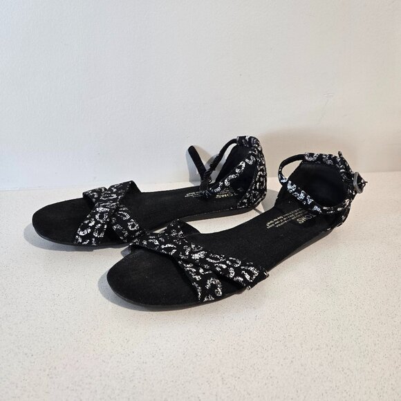 TOMS Women's Black Sandals - Picture 1 of 5